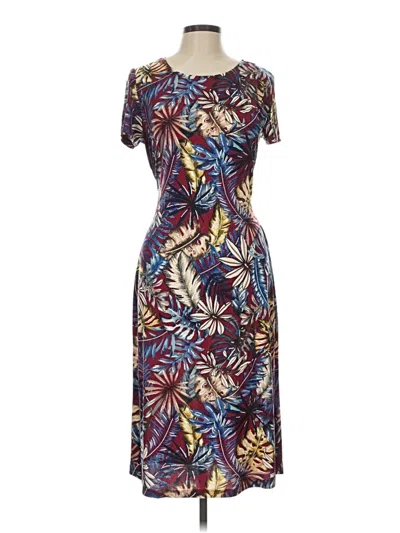Connected Apparel Casual Dress In Multi