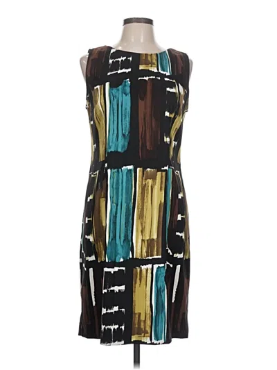 Pre-owned Connected Apparel Casual Dress In Brown