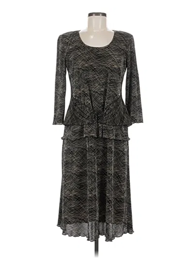 Pre-owned Connected Apparel Casual Dress In Gray