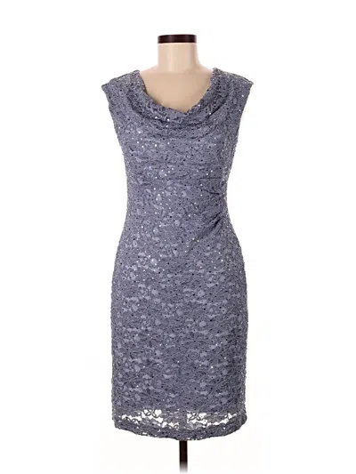 Pre-owned Connected Apparel Casual Dress In Gray