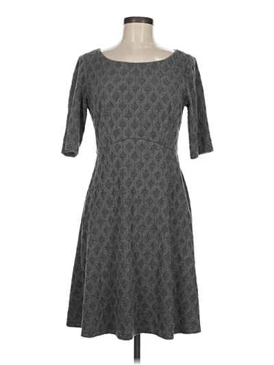 Pre-owned Connected Apparel Casual Dress In Gray