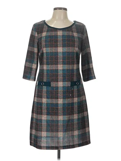 Pre-owned Connected Apparel Casual Dress In Gray