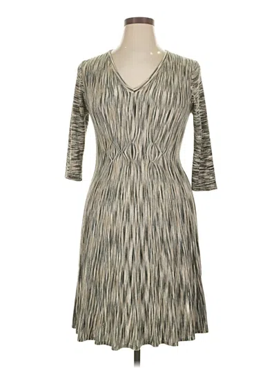 Pre-owned Connected Apparel Casual Dress In Gray