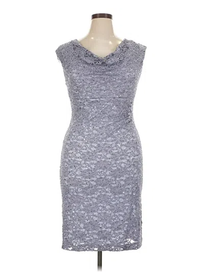 Pre-owned Connected Apparel Casual Dress In Gray