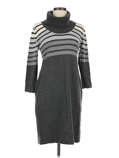 Pre-owned Connected Apparel Casual Dress In Gray