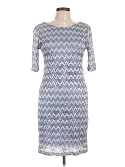 Pre-owned Connected Apparel Casual Dress In Gray