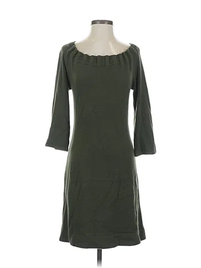 Pre-owned Connected Apparel Casual Dress In Green