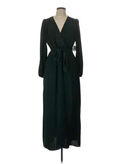 Pre-owned Connected Apparel Casual Dress In Green
