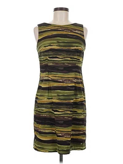 Pre-owned Connected Apparel Casual Dress In Green