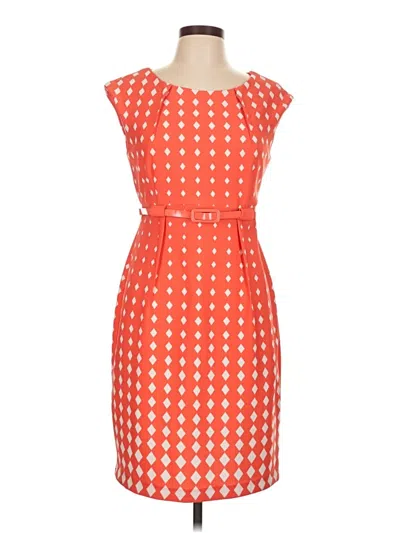 Pre-owned Connected Apparel Casual Dress In Orange
