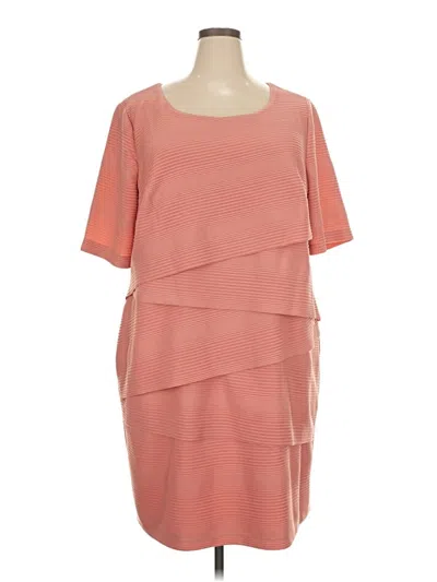 Pre-owned Connected Apparel Casual Dress In Pink