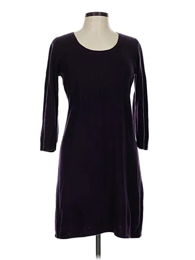 Pre-owned Connected Apparel Casual Dress In Purple