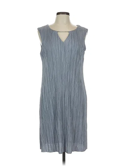 Pre-owned Connected Apparel Casual Dress In Silver