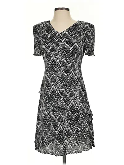 Connected Apparel Casual Dress In Gray