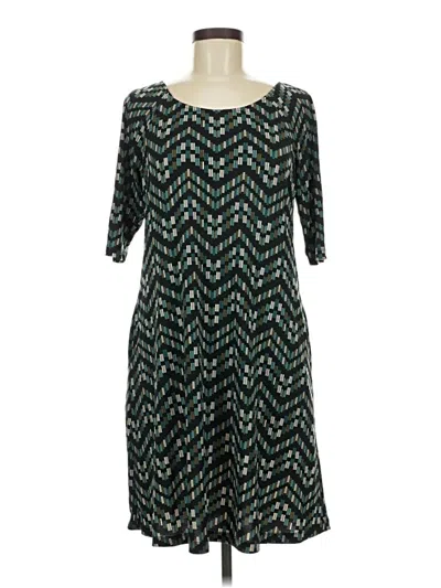 Pre-owned Connected Apparel Casual Dress In Teal