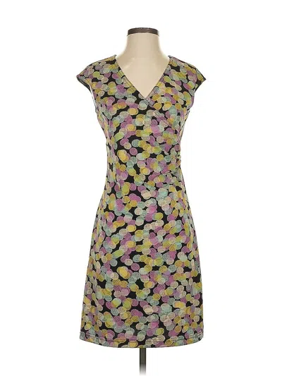 Pre-owned Connected Apparel Casual Dress In Yellow