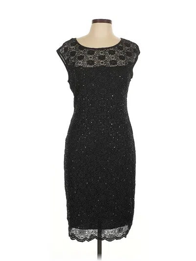 Pre-owned Connected Apparel Cocktail Dress In Black