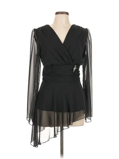 Pre-owned Connected Apparel Cocktail Dress In Black