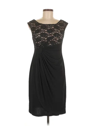 Pre-owned Connected Apparel Cocktail Dress In Black
