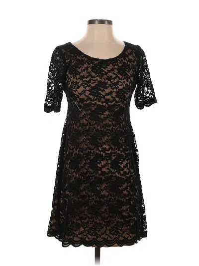Pre-owned Connected Apparel Cocktail Dress In Black