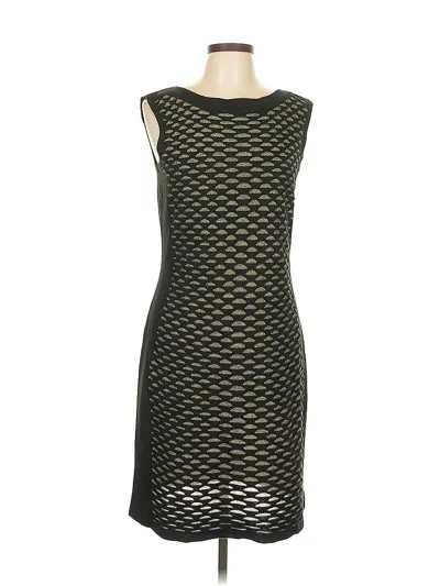 Pre-owned Connected Apparel Cocktail Dress In Black