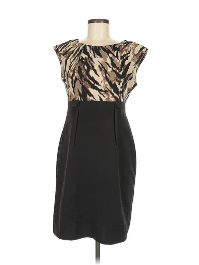 Pre-owned Connected Apparel Cocktail Dress In Black