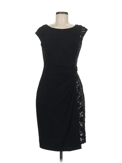 Pre-owned Connected Apparel Cocktail Dress In Black