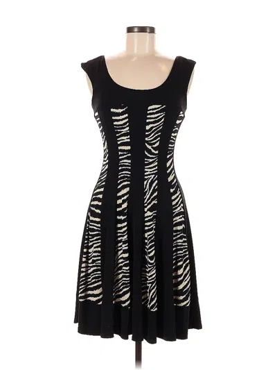 Pre-owned Connected Apparel Cocktail Dress In Black