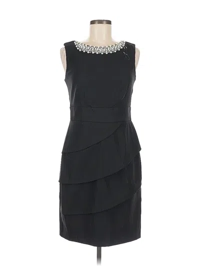 Pre-owned Connected Apparel Cocktail Dress In Black