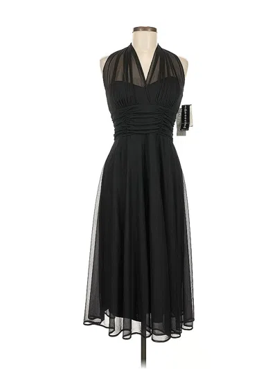 Pre-owned Connected Apparel Cocktail Dress In Black