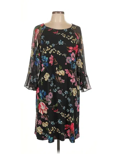 Pre-owned Connected Apparel Cocktail Dress In Black