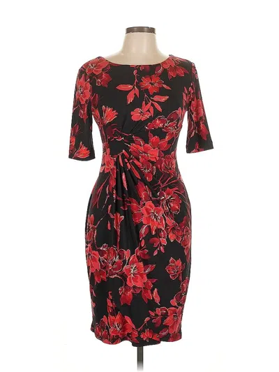 Pre-owned Connected Apparel Cocktail Dress In Black