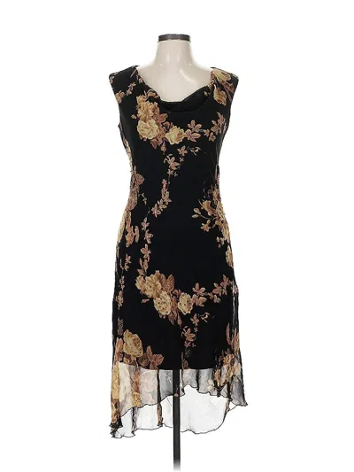 Pre-owned Connected Apparel Cocktail Dress In Black