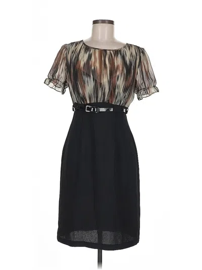 Pre-owned Connected Apparel Cocktail Dress In Black
