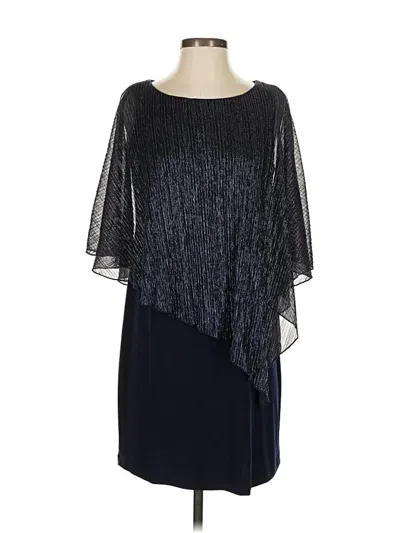 Pre-owned Connected Apparel Cocktail Dress In Black