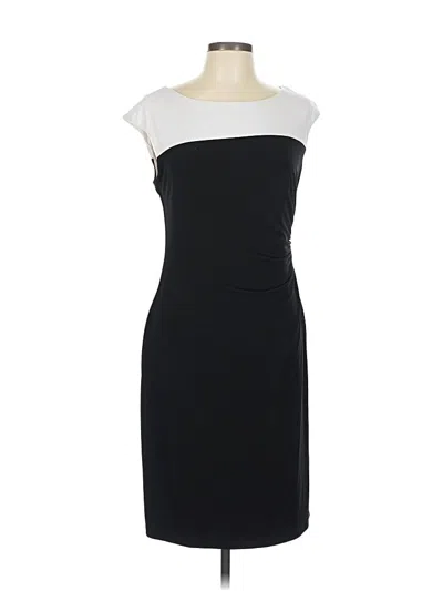 Pre-owned Connected Apparel Cocktail Dress In Black