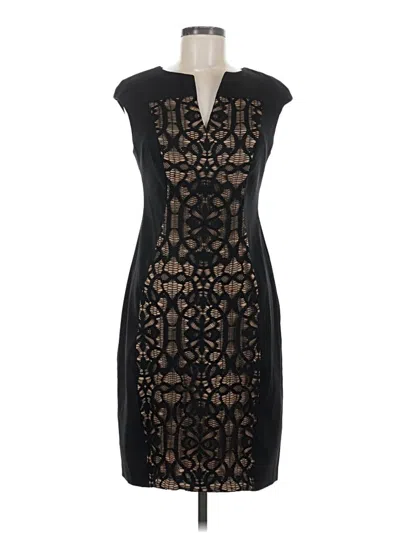 Pre-owned Connected Apparel Cocktail Dress In Black