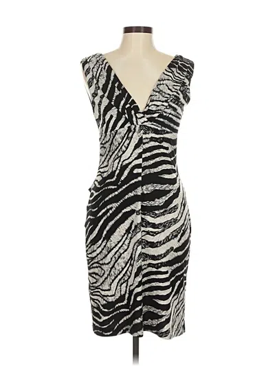 Pre-owned Connected Apparel Cocktail Dress In Black