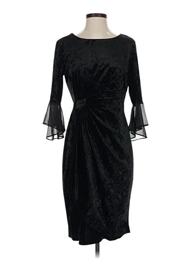 Pre-owned Connected Apparel Cocktail Dress In Black
