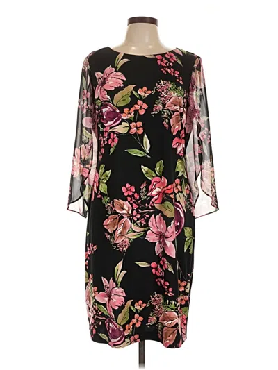 Pre-owned Connected Apparel Cocktail Dress In Black