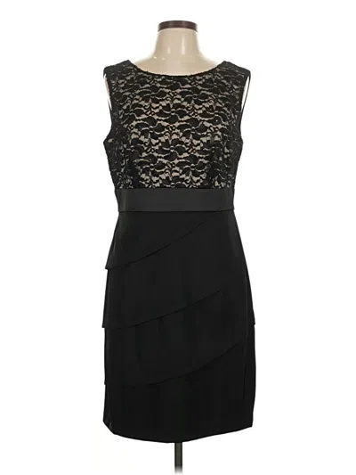 Pre-owned Connected Apparel Cocktail Dress In Black
