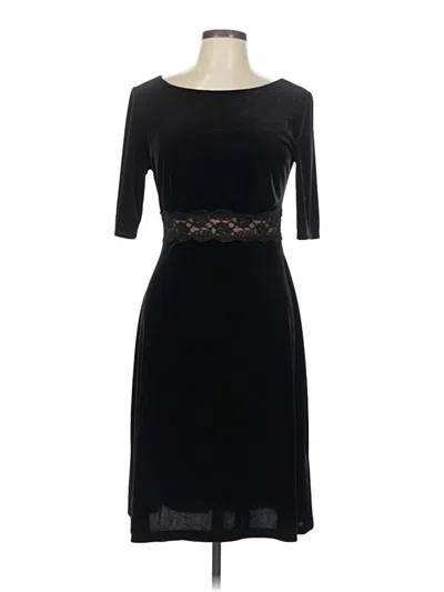 Pre-owned Connected Apparel Cocktail Dress In Black