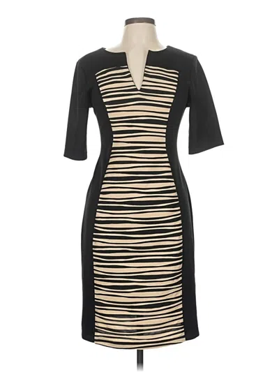Pre-owned Connected Apparel Cocktail Dress In Black