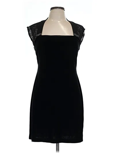 Pre-owned Connected Apparel Cocktail Dress In Black