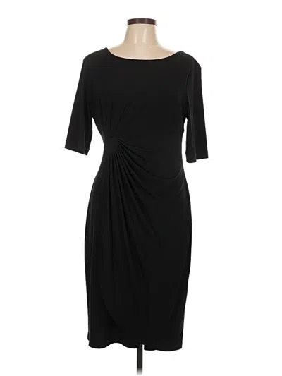 Pre-owned Connected Apparel Cocktail Dress In Black