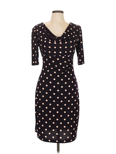 Pre-owned Connected Apparel Cocktail Dress In Black