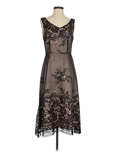 Pre-owned Connected Apparel Cocktail Dress In Black