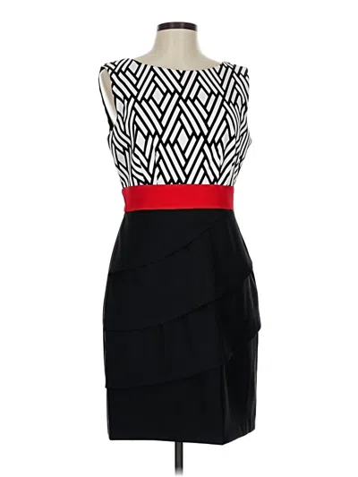 Pre-owned Connected Apparel Cocktail Dress In Black