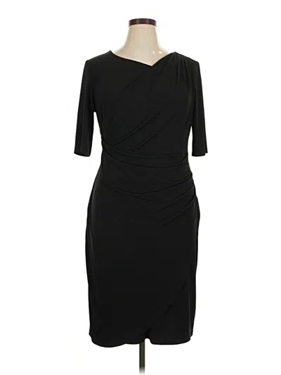 Pre-owned Connected Apparel Cocktail Dress In Black
