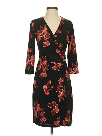 Pre-owned Connected Apparel Cocktail Dress In Black